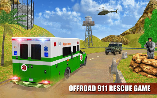Army Ambulance Driving 2019-US Soldier Rescue Game