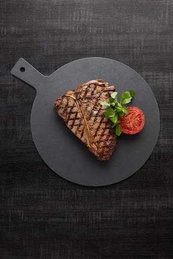 A porterhouse steak prepared to your tastes on a Norwegian cruise. 