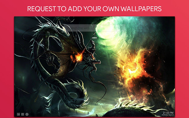 Dragon Wallpaper HD Custom New Tab