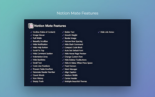 Notion Mate