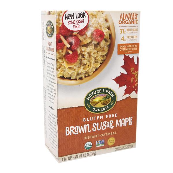 Gluten Free Brown Sugar Maple Instant Oatmeal