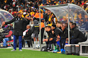 Cape Town City head coach Benni McCarthy reacts with his bench during the Absa Premiership match against Kaizer Chiefs at Cape Town Stadium on September 13, 2017 in Cape Town, South Africa.