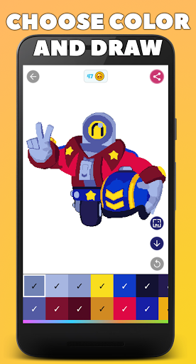 Screenshot PixStars Coloring