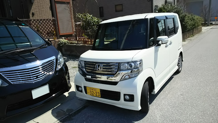 Nボックスカスタムの納車から現在までの愛車・Nbox編🤭・鬼嫁 暴走車両🤭に関するカスタム事例の投稿画像1枚目