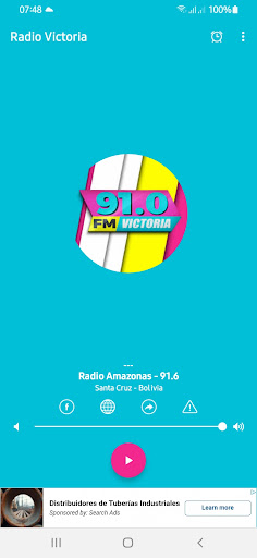 Screenshot Radio Victoria 91.6