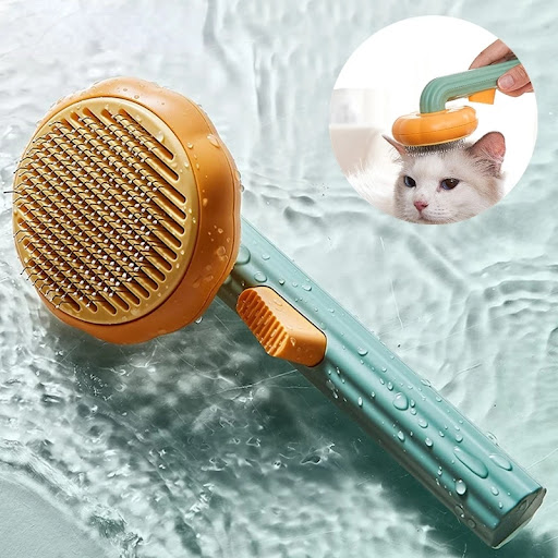 Title 11, Pumpkin Self Cleaning Slicker Comb for Dog Cat ...