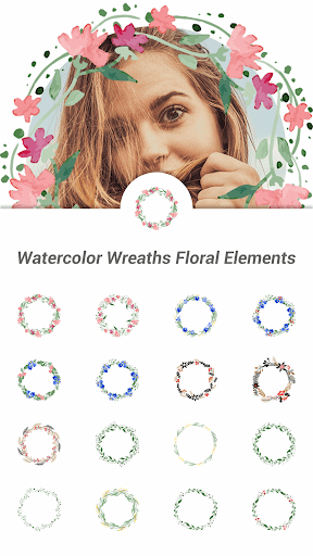 Watercolor Wreaths Stickers