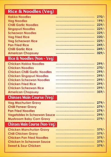 Live Grill menu 