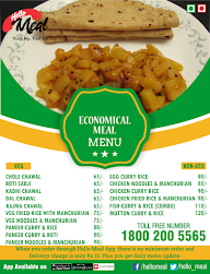 Hello Meal menu 3