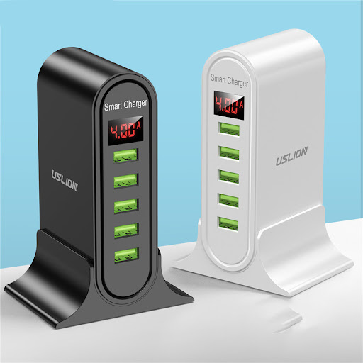 Title 3, Smart LED digital display charger for fast, saf...