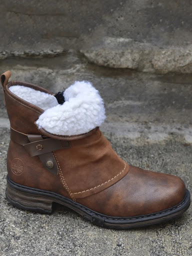 Title 4, Womens Chunky Heel Short Boots Comfortable low...