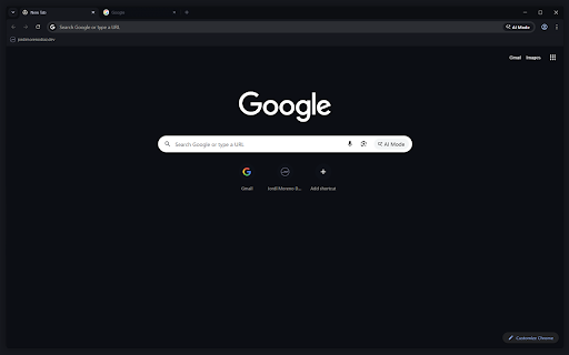 Void Night Theme screenshot 2