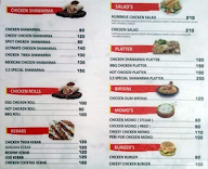 BFF Bar Shawarma And Rolls menu 2