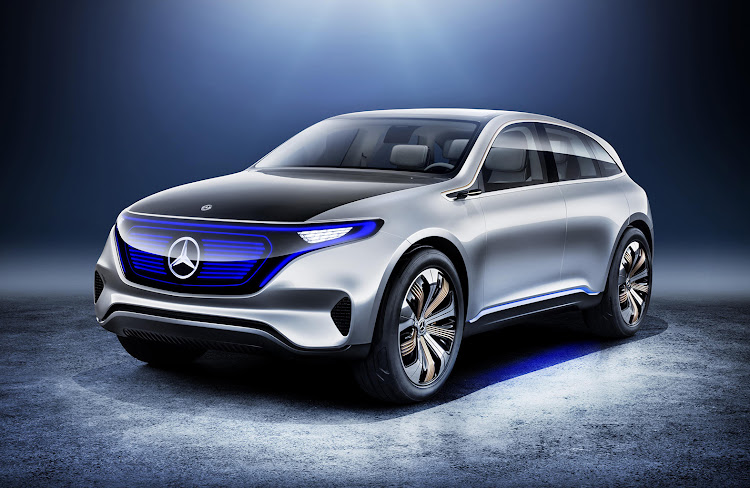 The Mercedes EQC.