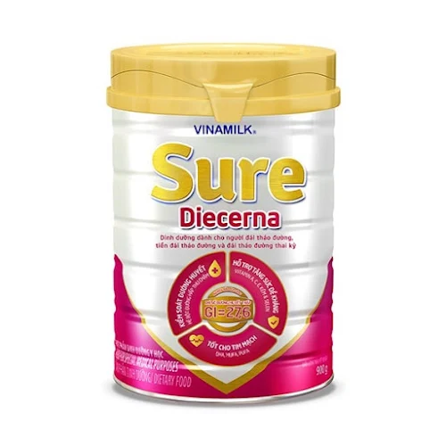 Sữa bột Vinamilk Sure Diecerna - Hộp 900g