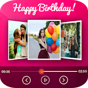 Birthday Slideshow with Music 787 Icon