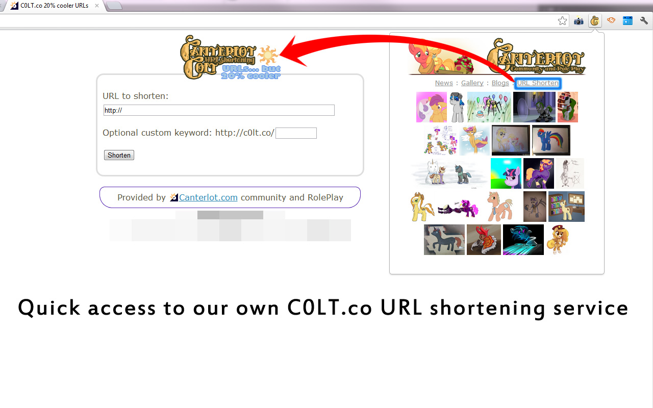 Canterlot.com Extension Preview image 6