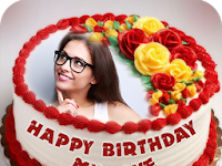 Birthday Cake With Photo And Name Editor