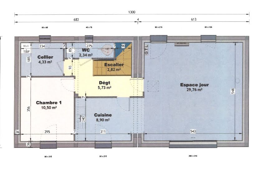  Vente Terrain + Maison - Terrain : 600m² - Maison : 90m² à Eyguières (13430) 