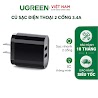 Củ Sạc Điện Thoại 2 Cổng 3.4A Ugreen Cd104 20575 & 20576 – Hàng Phân Phối Chính Hãng - Bảo Hành 18 Tháng