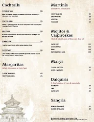 China Bistro menu 1