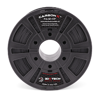 3DXTech Black CarbonX PA12+CF Filament - 1.75mm (0.5kg)