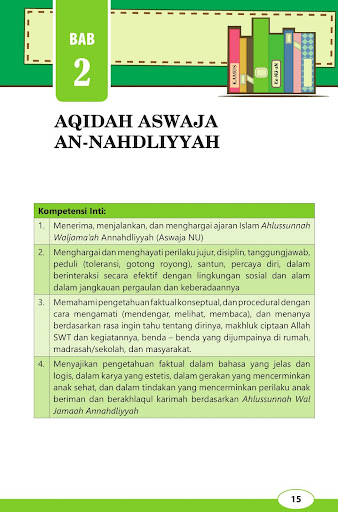Buku Siswa Ke-NU-an Aswaja Kelas 9 MTs / SMP 2017