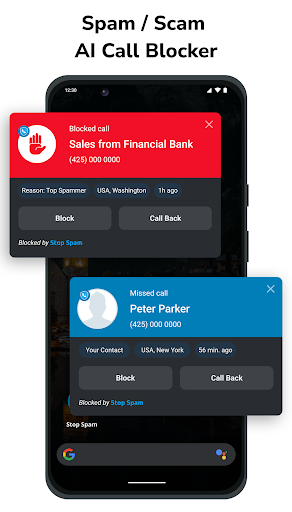 Screenshot Stop Spam Call Blocker