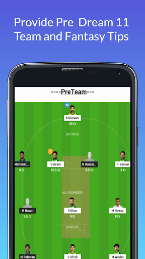 Screenshot CricGuru: Team Prediction App