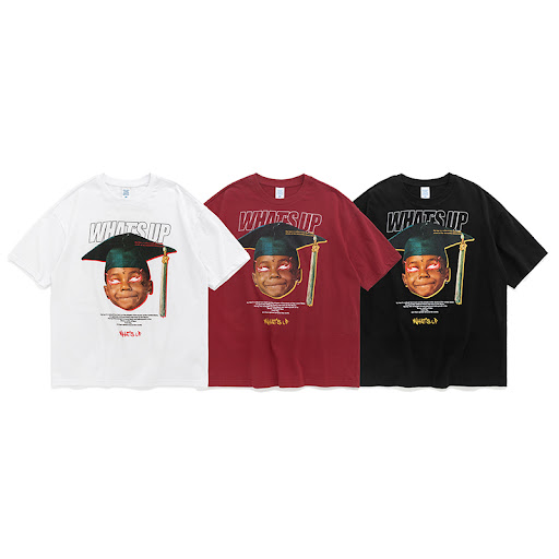 Title 5, Printed loose printed T-shirt