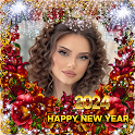 Happy new year photo frame2024