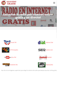 Radio Gratis Internet Online Screenshot