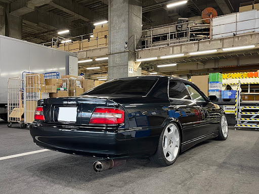 JZX100 ターボ用 砲弾マフラー 出口ロングタイプ！ SAMURAI
