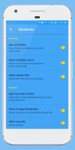 Screenshot Sendmate - FILES SHARING