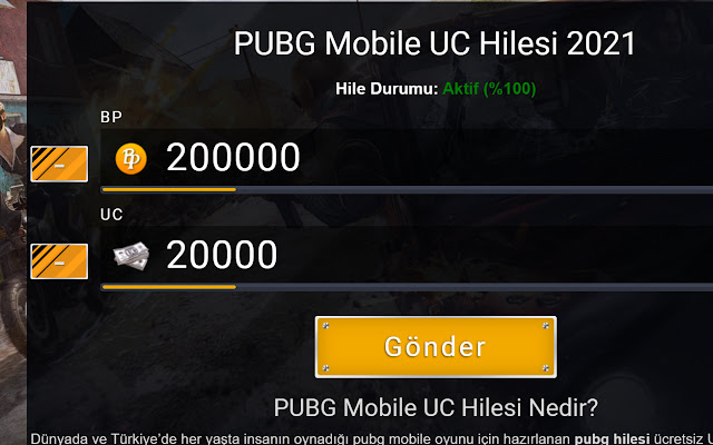 PUBG Mobile UC Hilesi