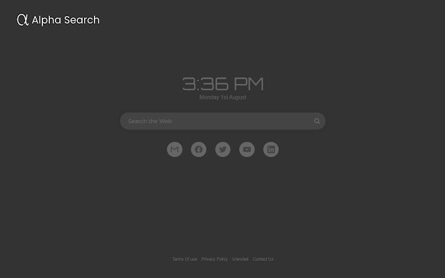 Alpha Search chrome extension