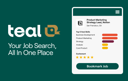 Teal - Free Job Search & Contacts Tracker Preview image 0