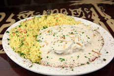 KUFTA CASSEROLE WITH TAHINI