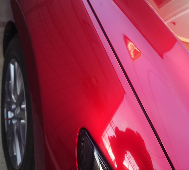 MAZDA3の洗車、コーティング・謎の白いシミ・夏タイヤに交換しました。・冬タイヤを洗いました・ビューティフルカーズに関するカスタム事例の投稿画像2枚目