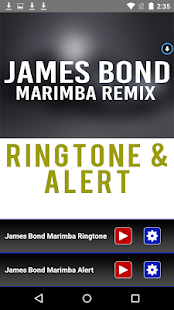 Lastest James Bond Theme Marimba Tone APK