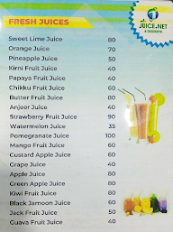 Juice . Net & Desserts menu 2