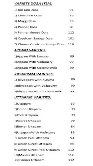 Sri Devi's Food Court menu 2