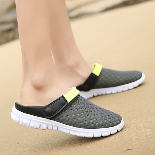 Title 3, Mens Casual Mesh Hole Plus Size Slippers. Comf...