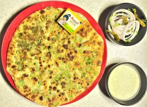 Matar Paratha.