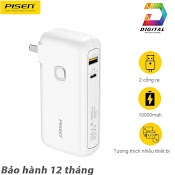 [Mã 1212Elsale0 Giảm 5% Đơn 400K] Pin Dự Phòng Pisen Ts - D289 10000Mah Chính Hãng Tích Hợp Chân Cắm Điện Trực Tiếp