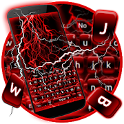 Red Threads Flash Keyboard  Icon