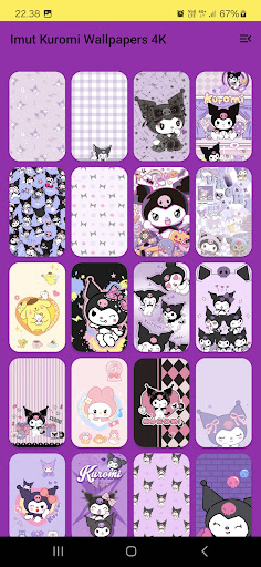Screenshot Imut Kuromi Wallpapers 4K