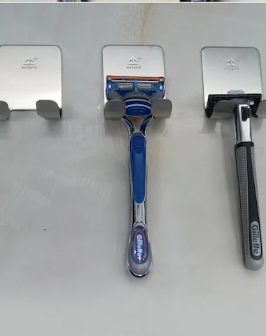Stainless steel wall-mounted razor - 3