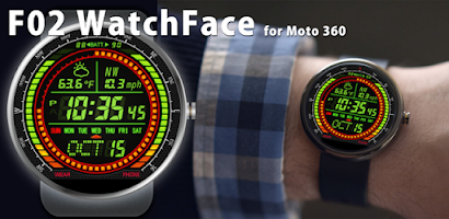 F02 WatchFace for Moto 360 Screenshot