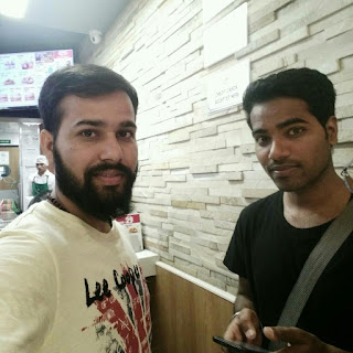 Kamal Goudha at Burger King, Select Citywalk,  photos